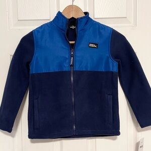 New Eddie Bauer fleece full zip jacket Sz 6 boys